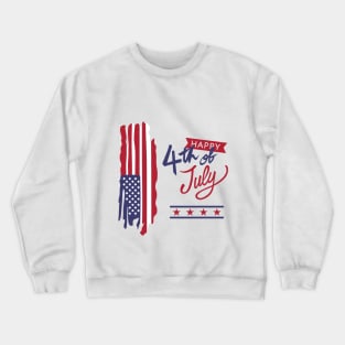 4th of July Independence Day Design Crewneck Sweatshirt